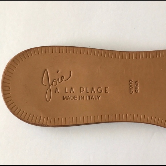 Joie A La Plage gold sandal. Size 41. Run small - Picture 4 of 6